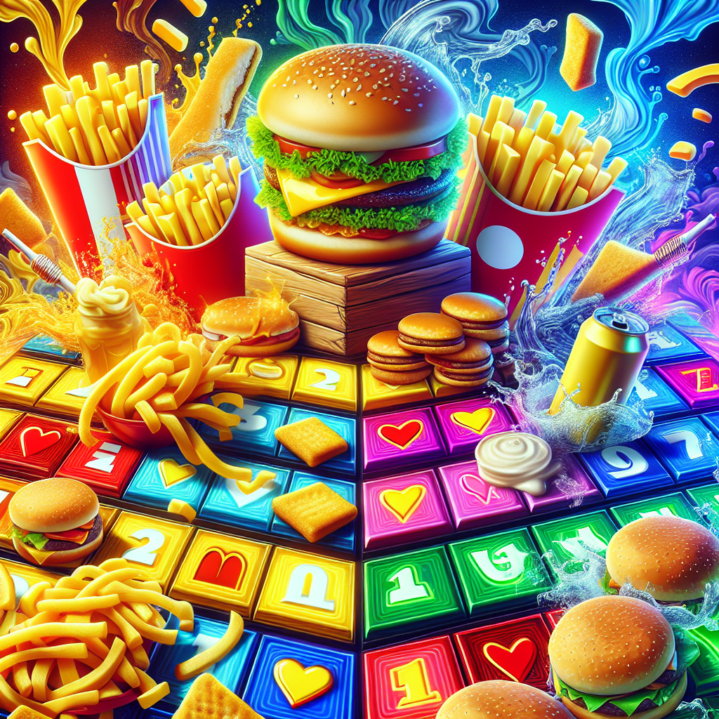 Fast food themed leaderboard